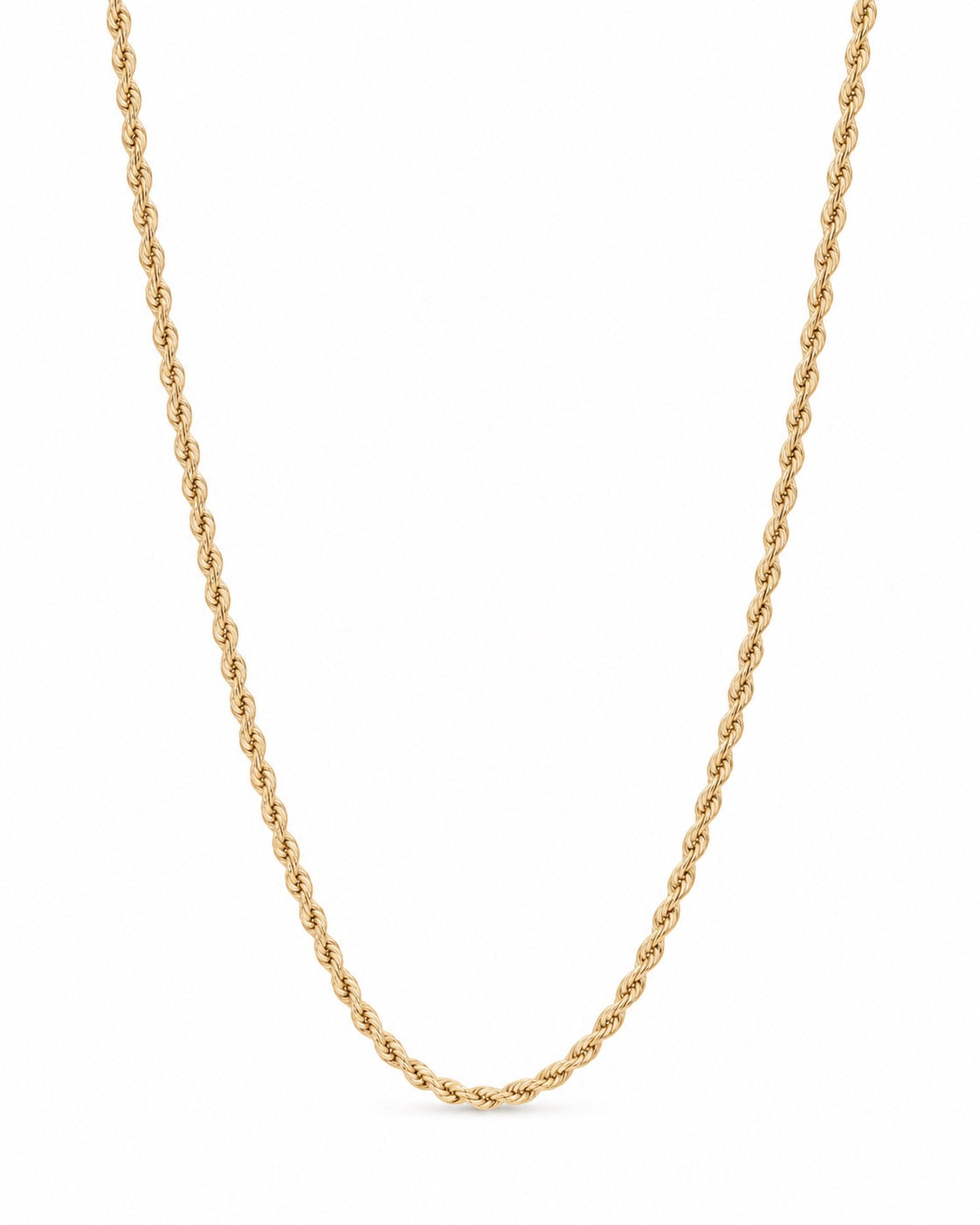 2.5MM TWISTED ROPE 14-carat gold chain