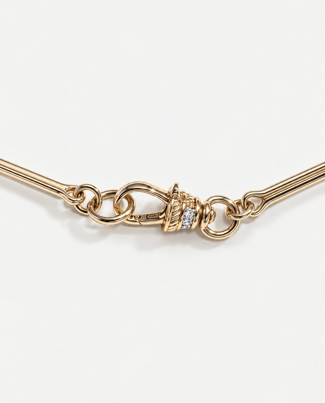 BABY SHOW YOUR BONES 14-carat gold and diamond necklace