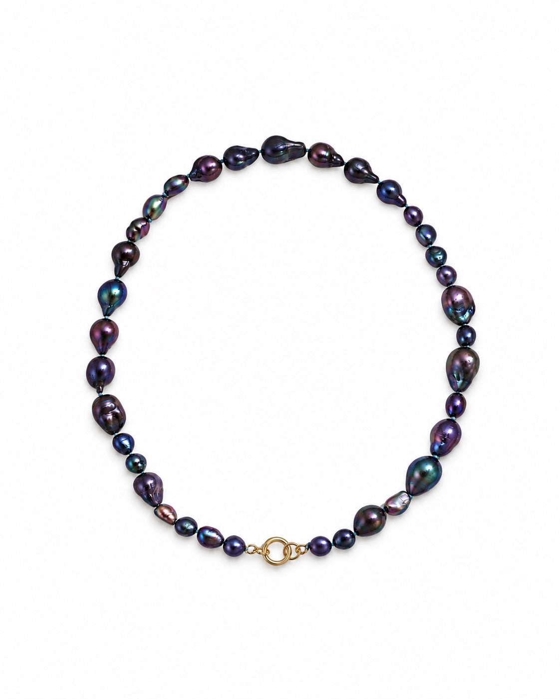 CHAOS pearl & 14-carat gold necklace
