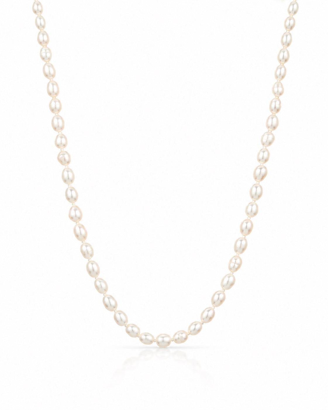 CHUNKY SEED PEARL and 14-carat gold necklace