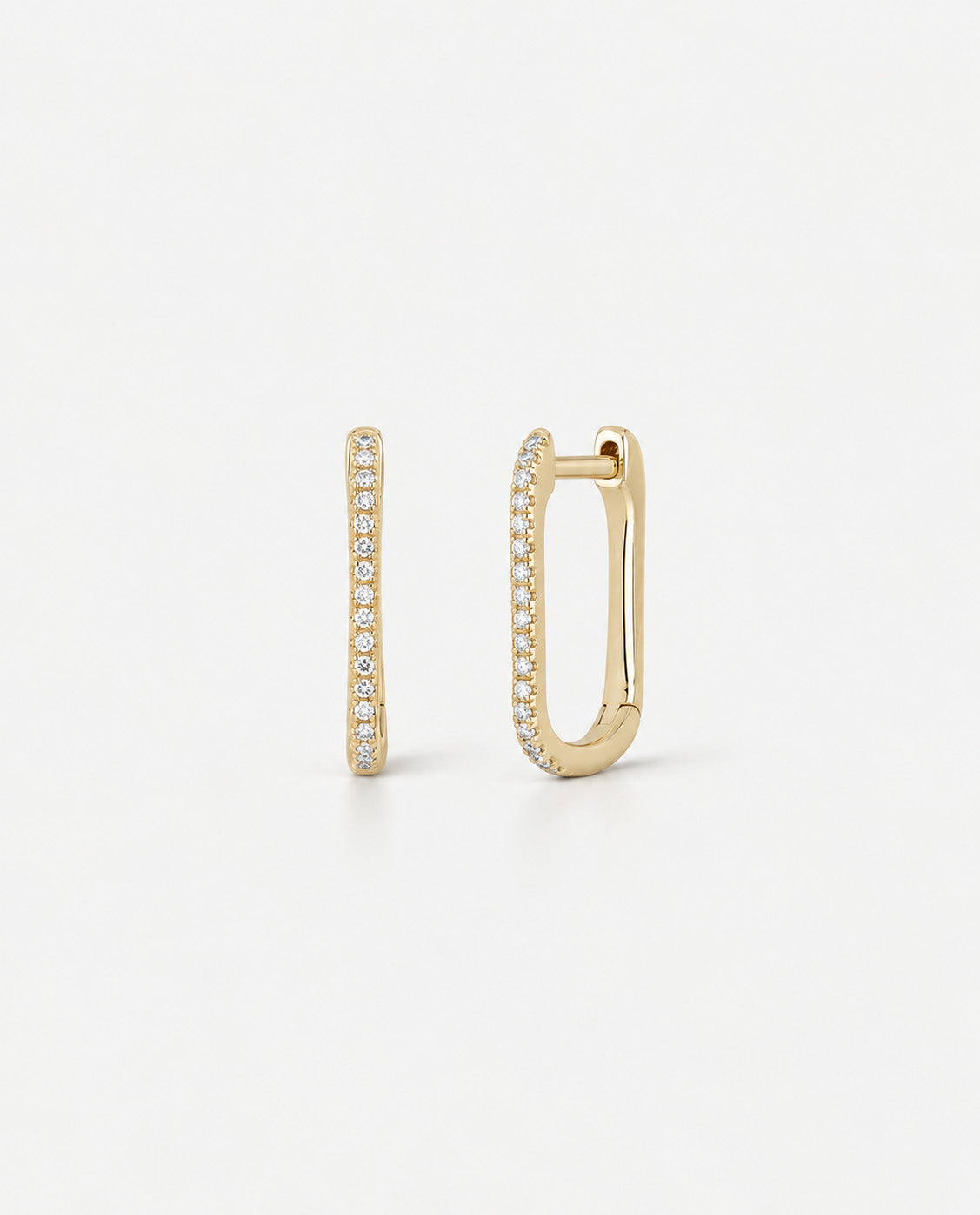 Diamond Lola Hoop Earrings