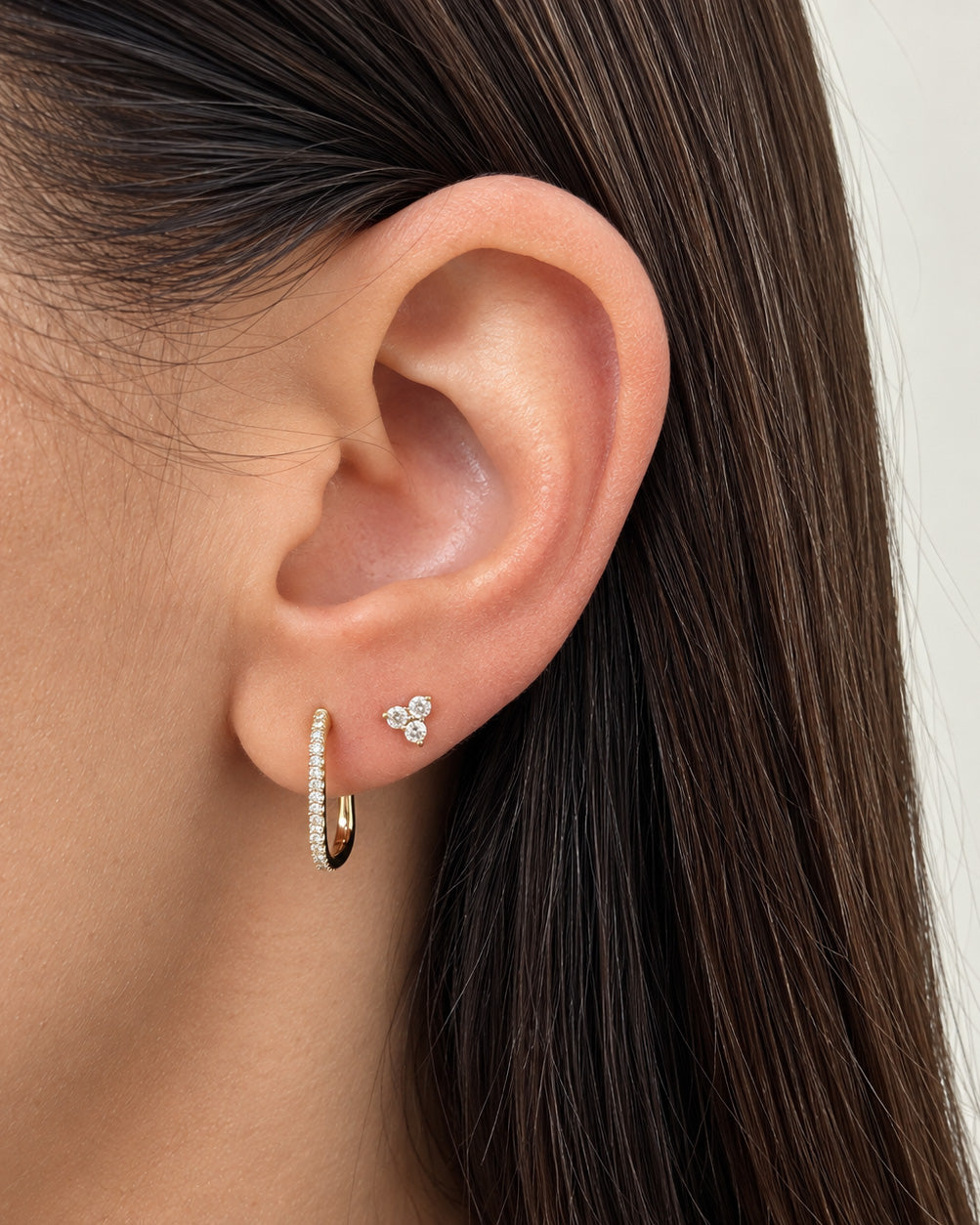 Diamond Lola Hoop Earrings