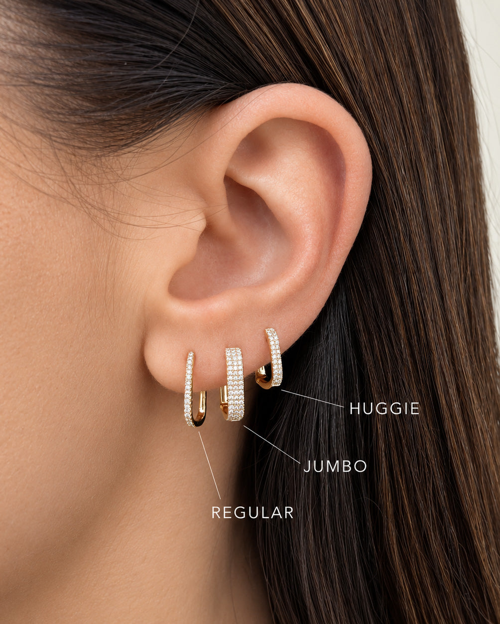 Diamond Lola Hoop Earrings