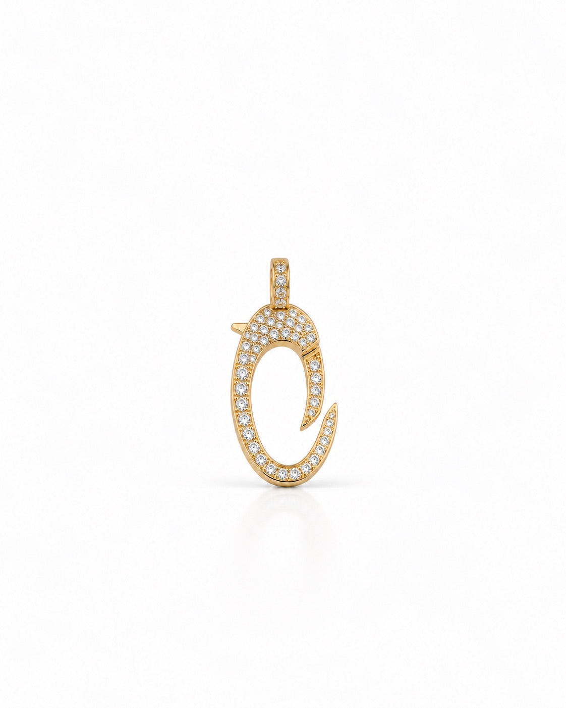 DOUBLE SIDED DIAMOND Charm holder
