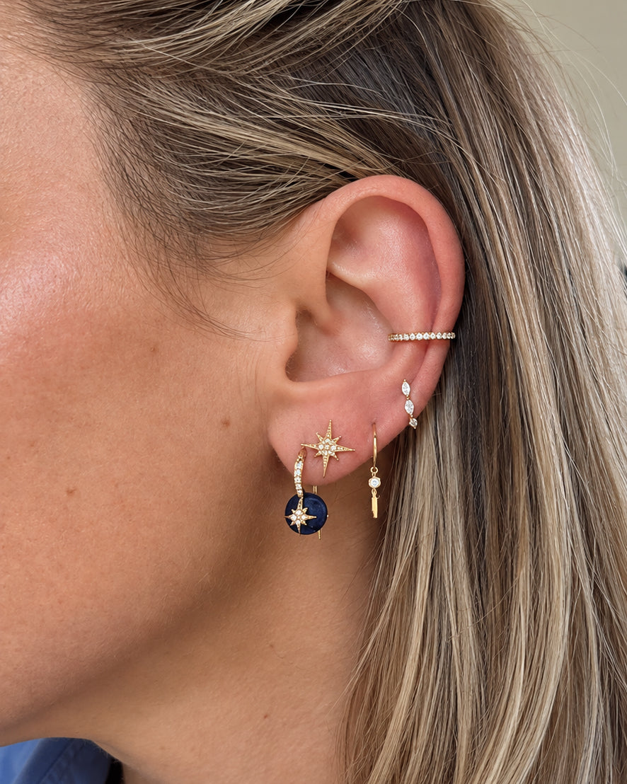 Diamond Baby Chime Single Earring