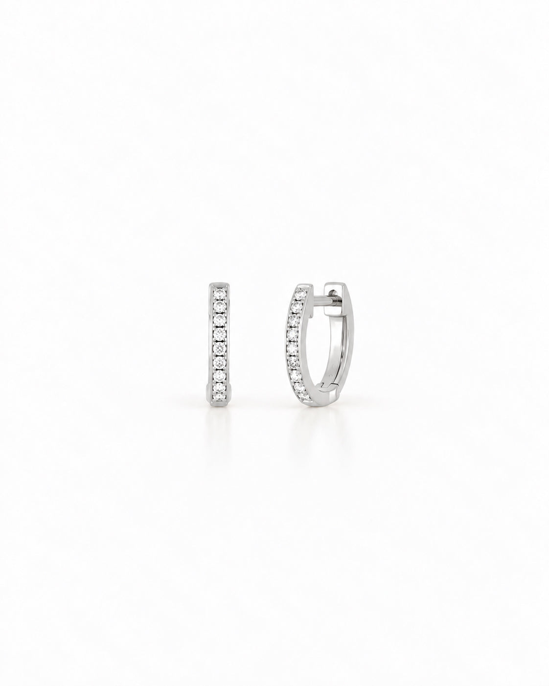 Diamond Mini Huggie Earring