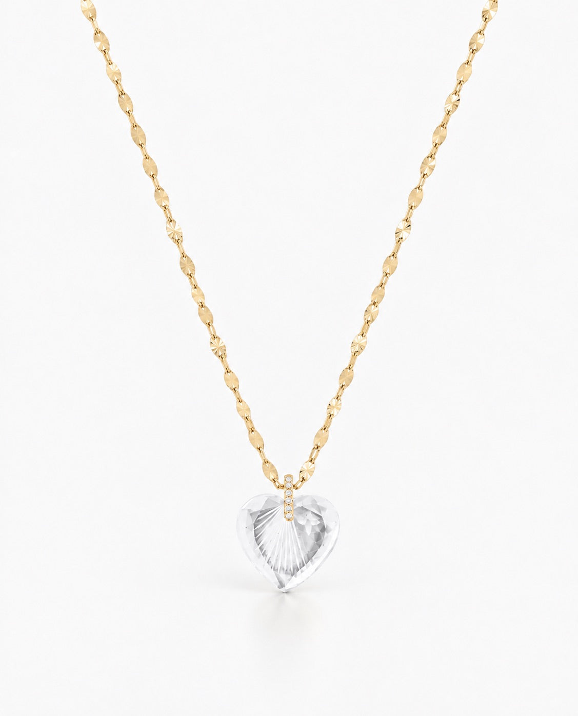 Gabin No3 yellow gold & diamond necklace