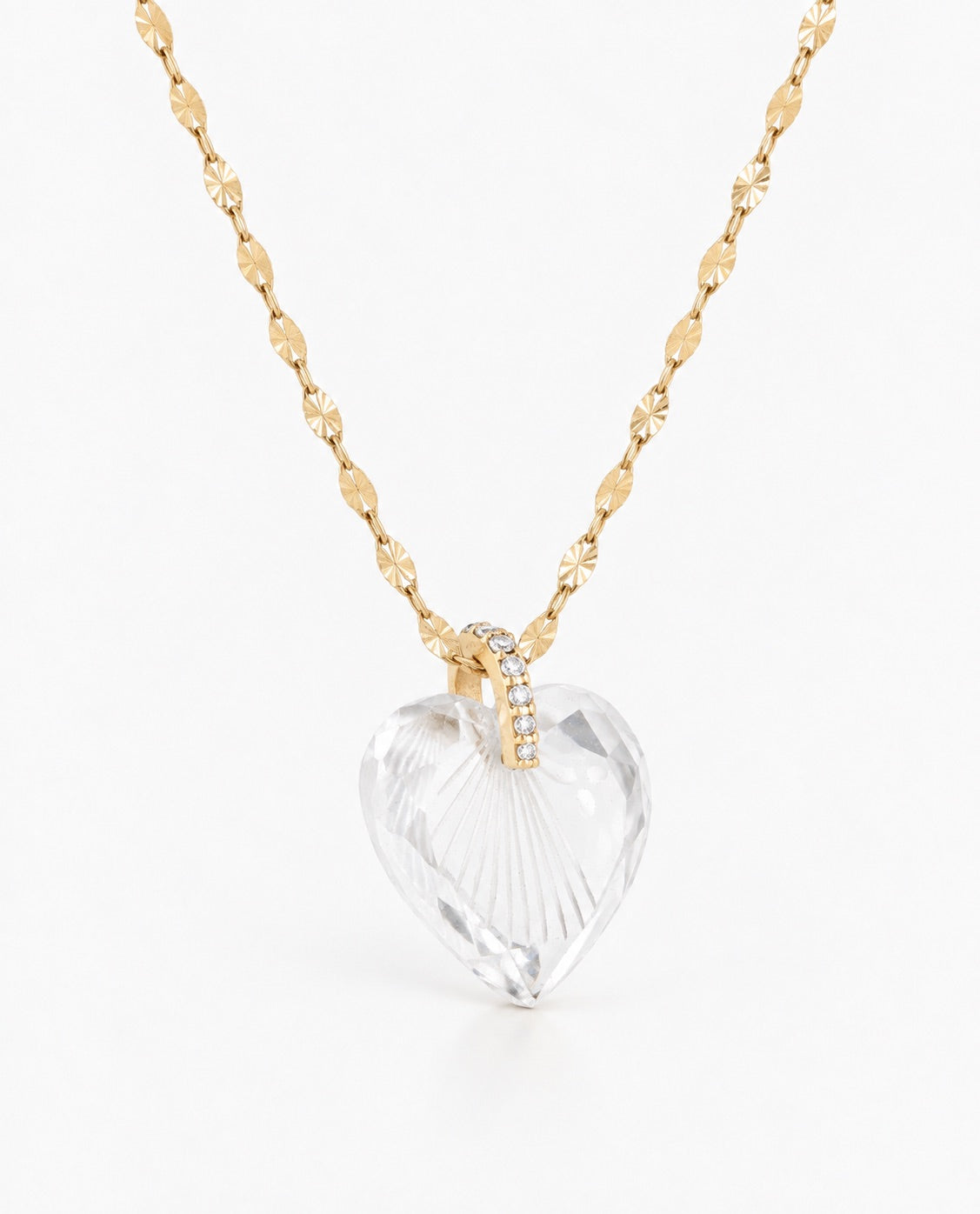 Gabin No3 yellow gold & diamond necklace