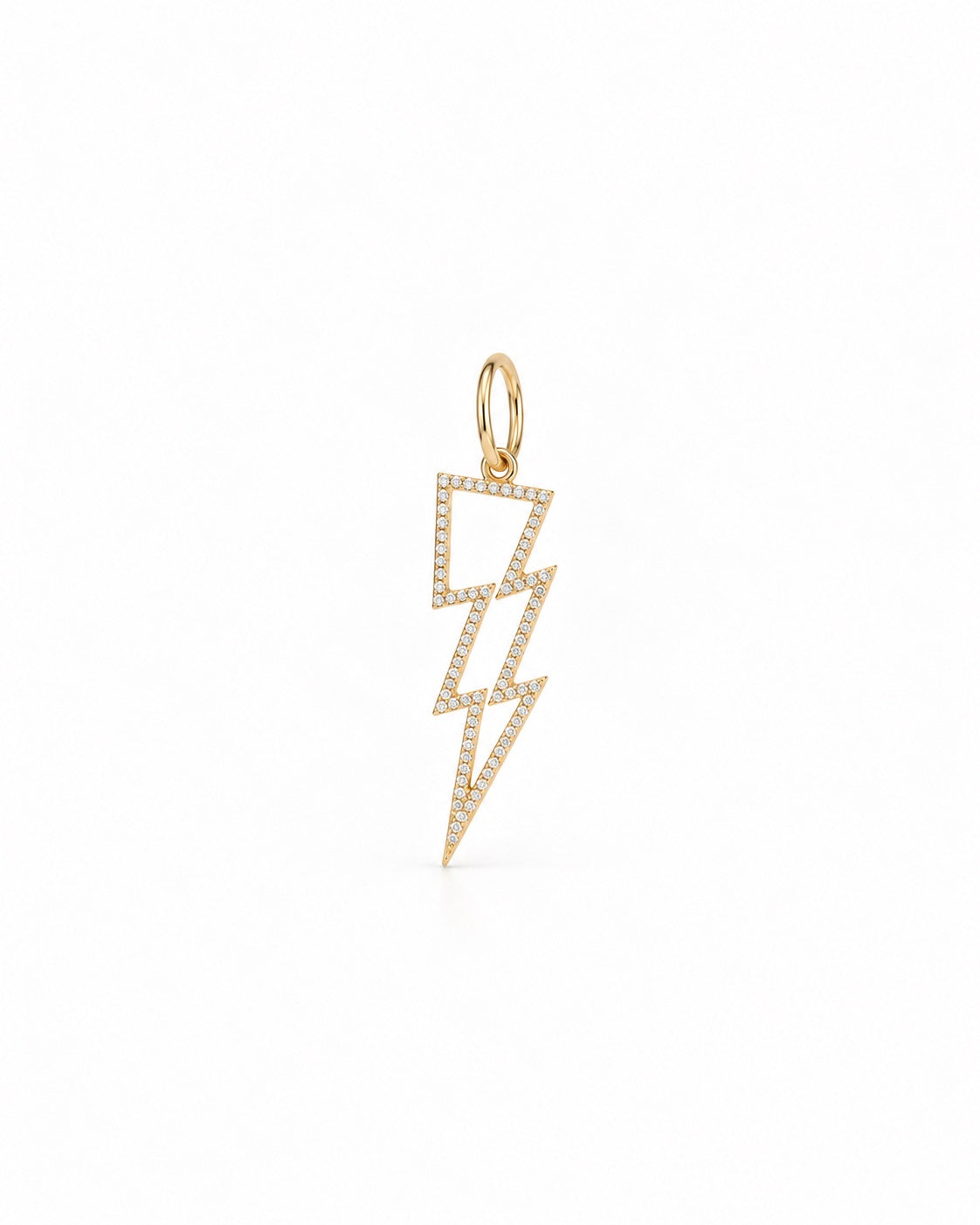 LIGHTNING BOLT Diamond charm