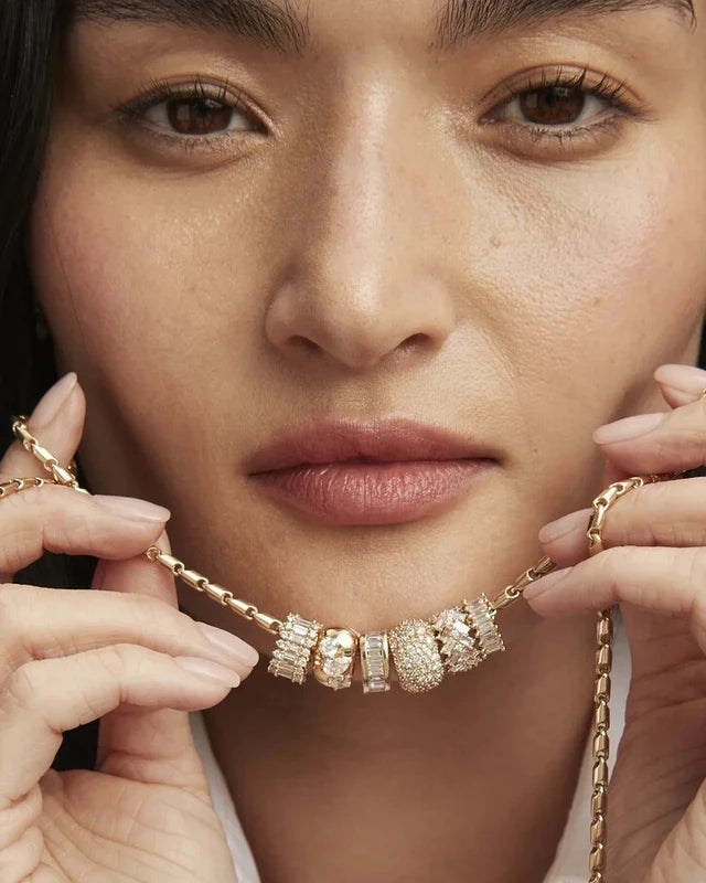 DIAMOND FULL STACK BAGUETTE Big bead