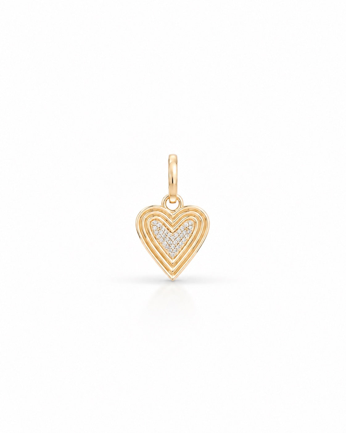 MAKE YOUR MOVE pave diamond hinged charm