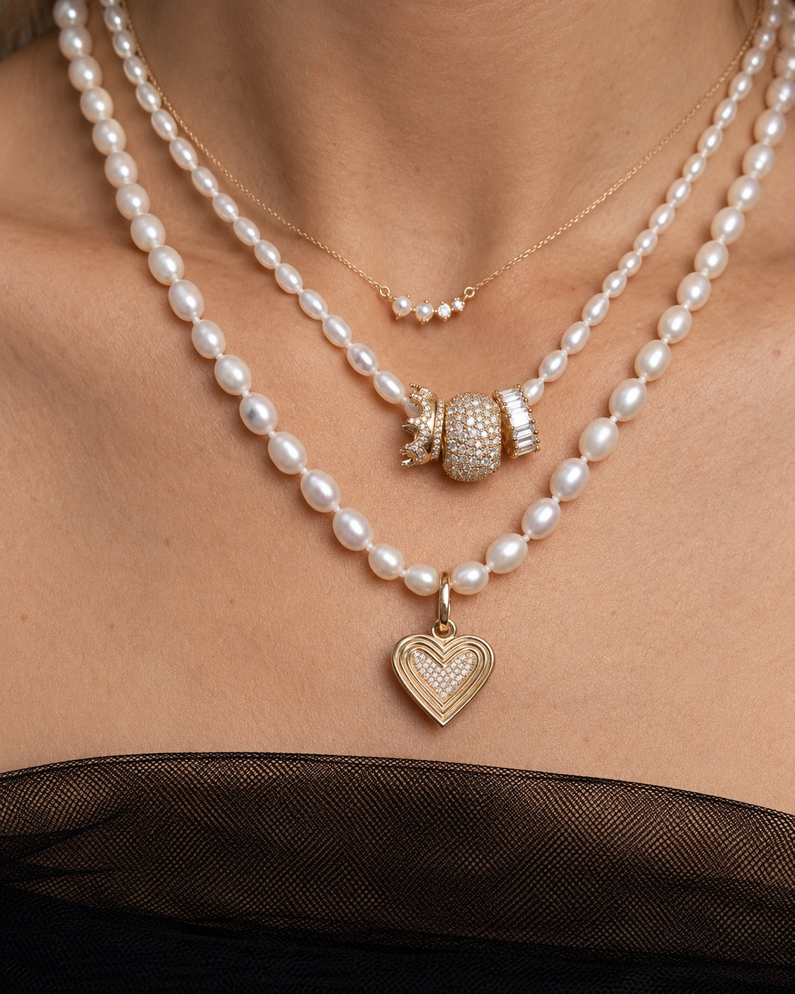 PAVÉ CROWN Big bead