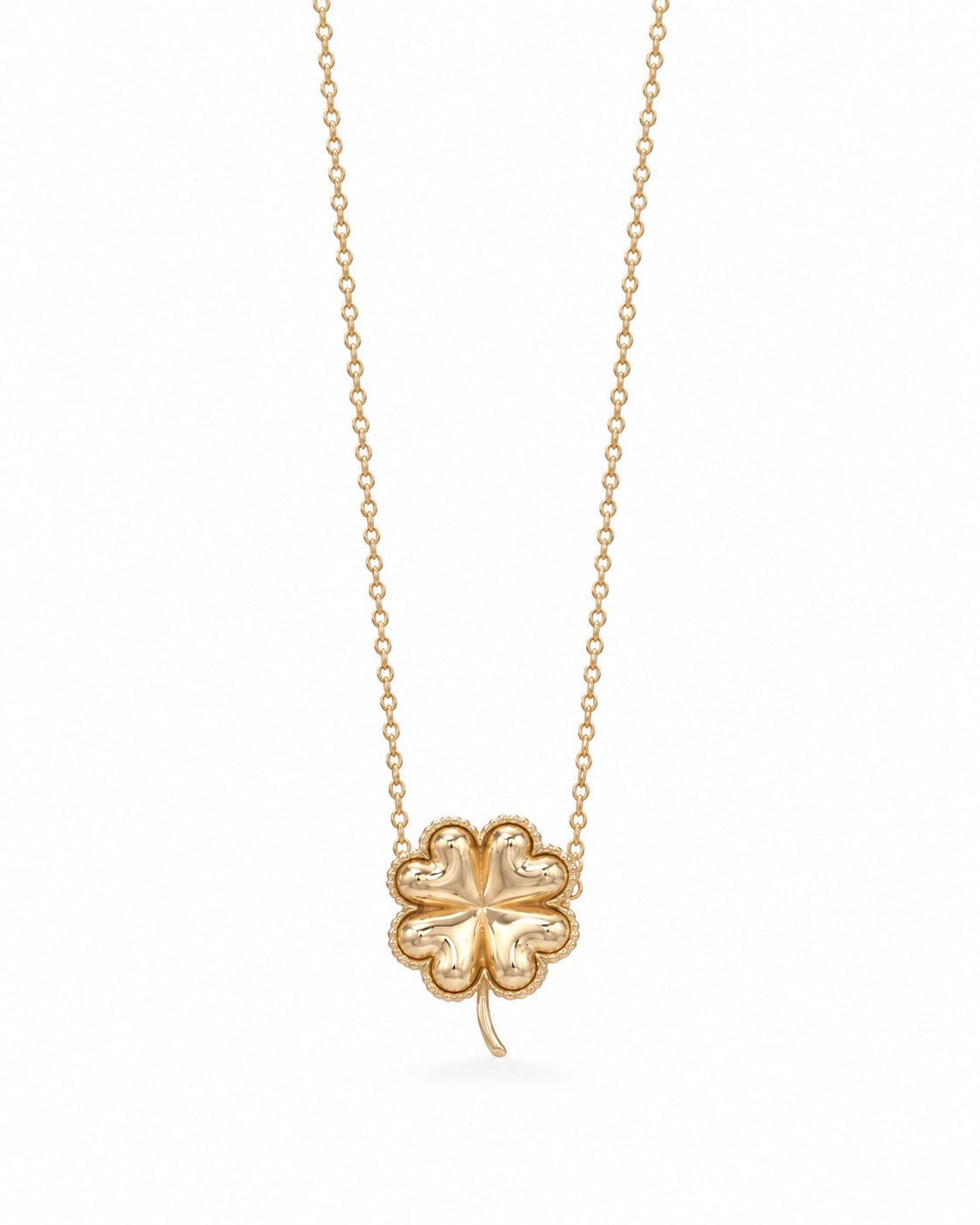 PETITE CLOVER pendant necklace