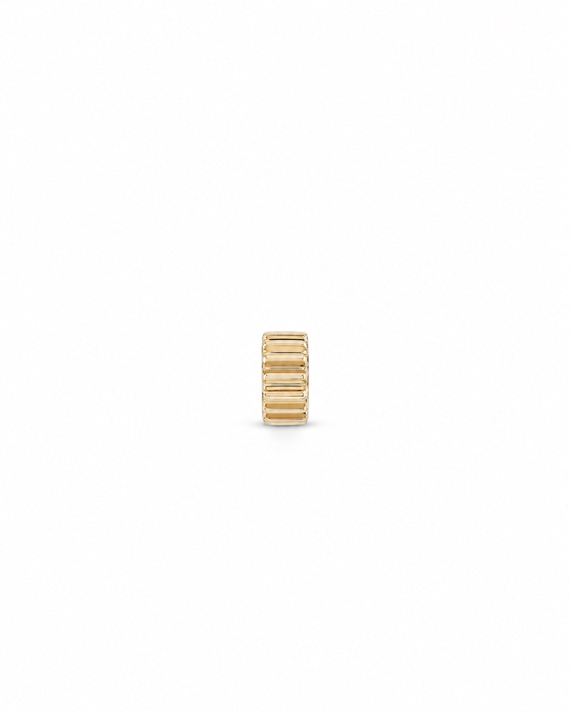RIDGED Rondelle bead