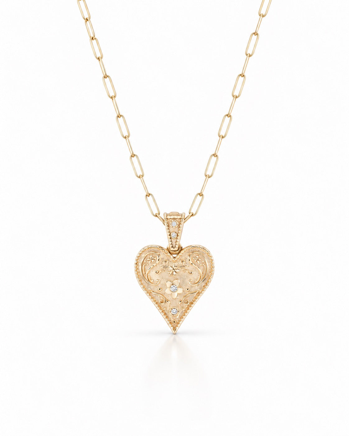 Medium Southwestern Heart Charm
