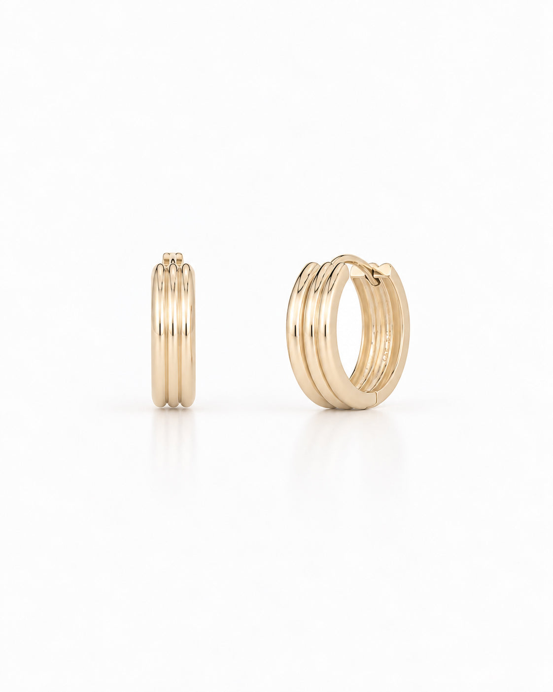 Triptych Hoop Earrings