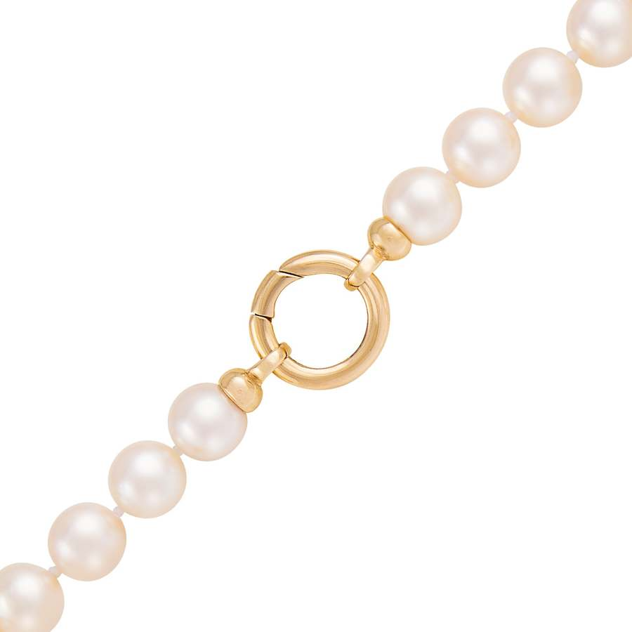 HOWIE 14-carat gold 7.5mm - 8.5mm Akoya Pearl Necklace