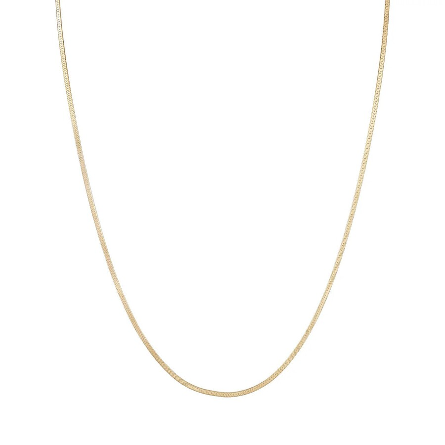 1.5MM HERRINGBONE 14-carat gold chain