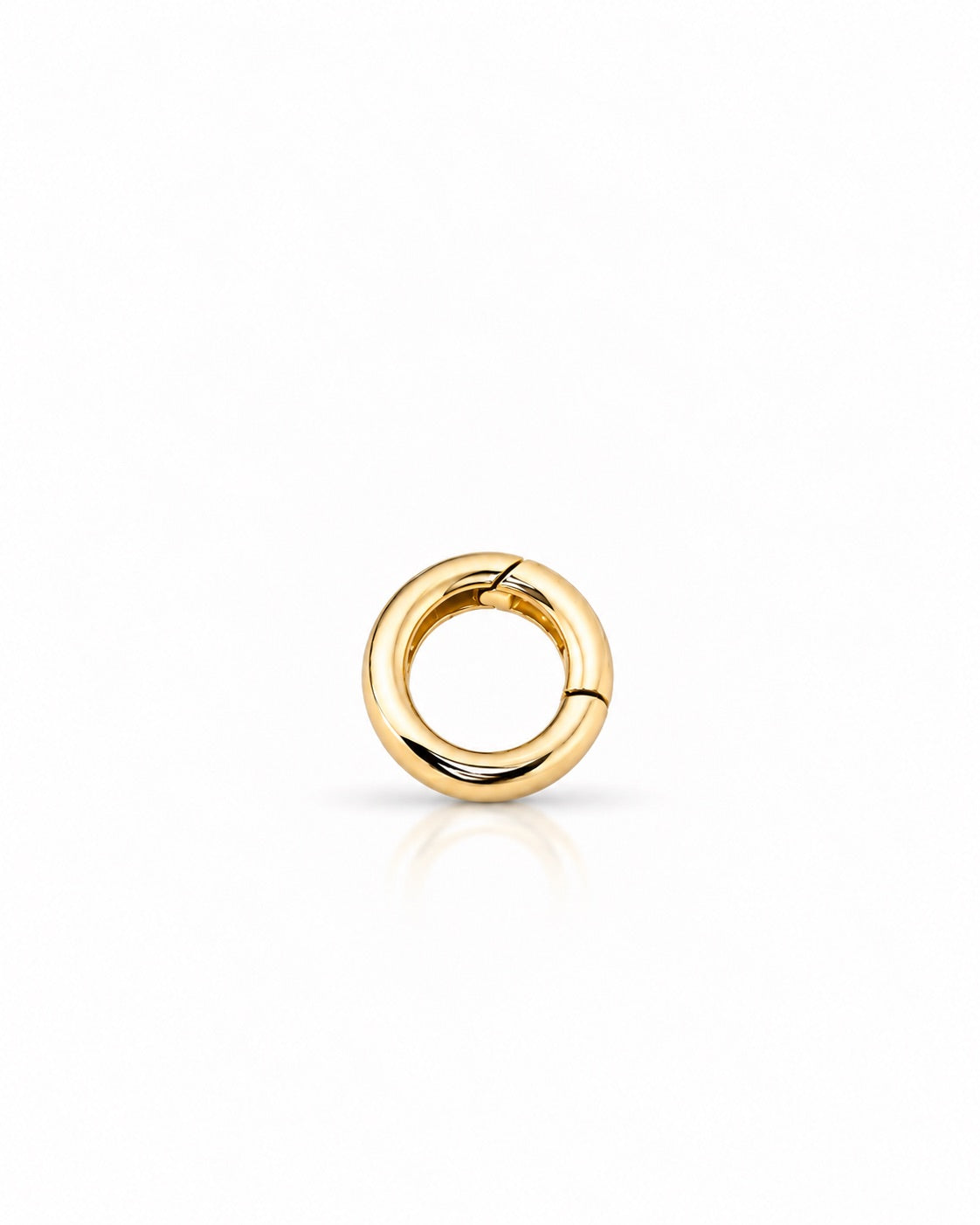 CLASSIC ROUND Yellow gold connector