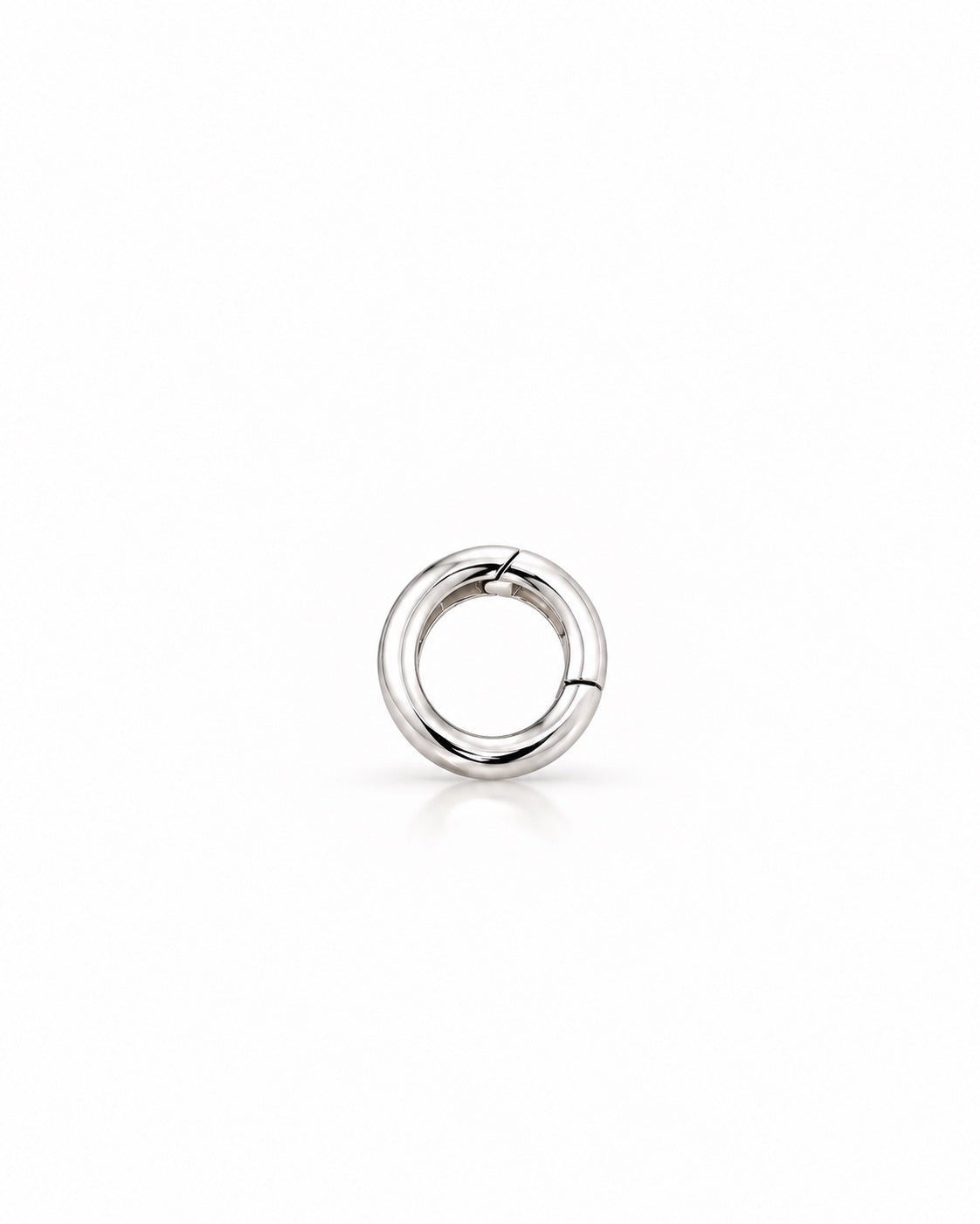 CLASSIC ROUND sterling silver connector