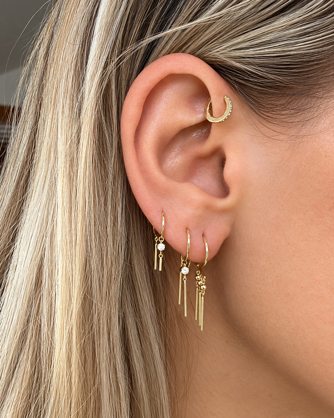 Diamond Baby Chime Single Earring