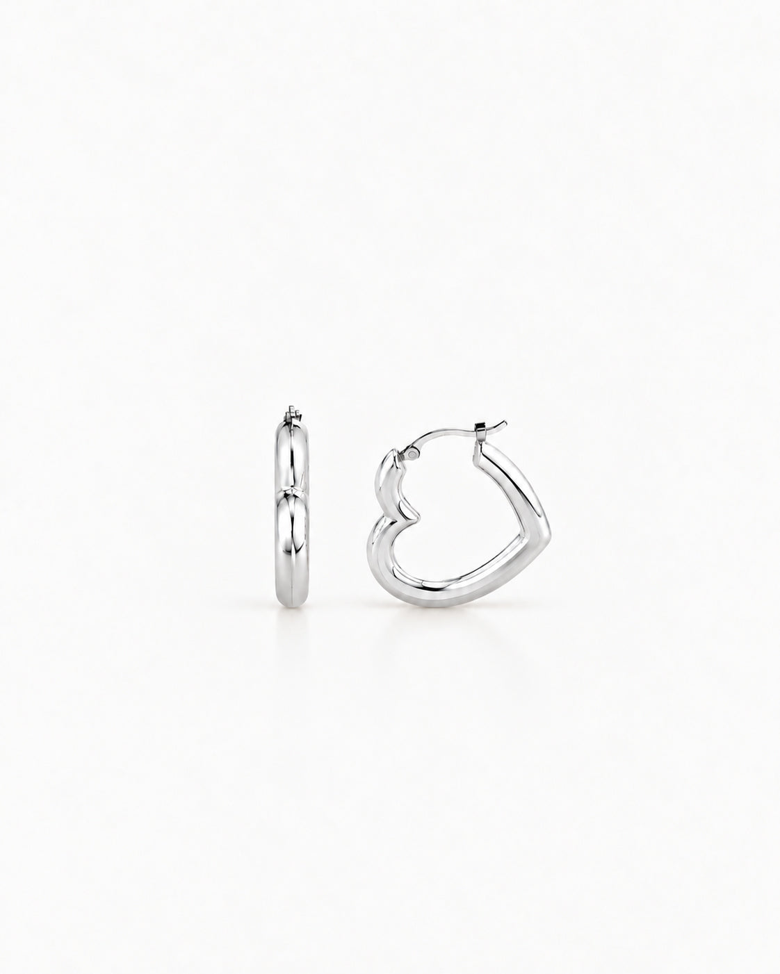 Heart Helium Hoop Earrings
