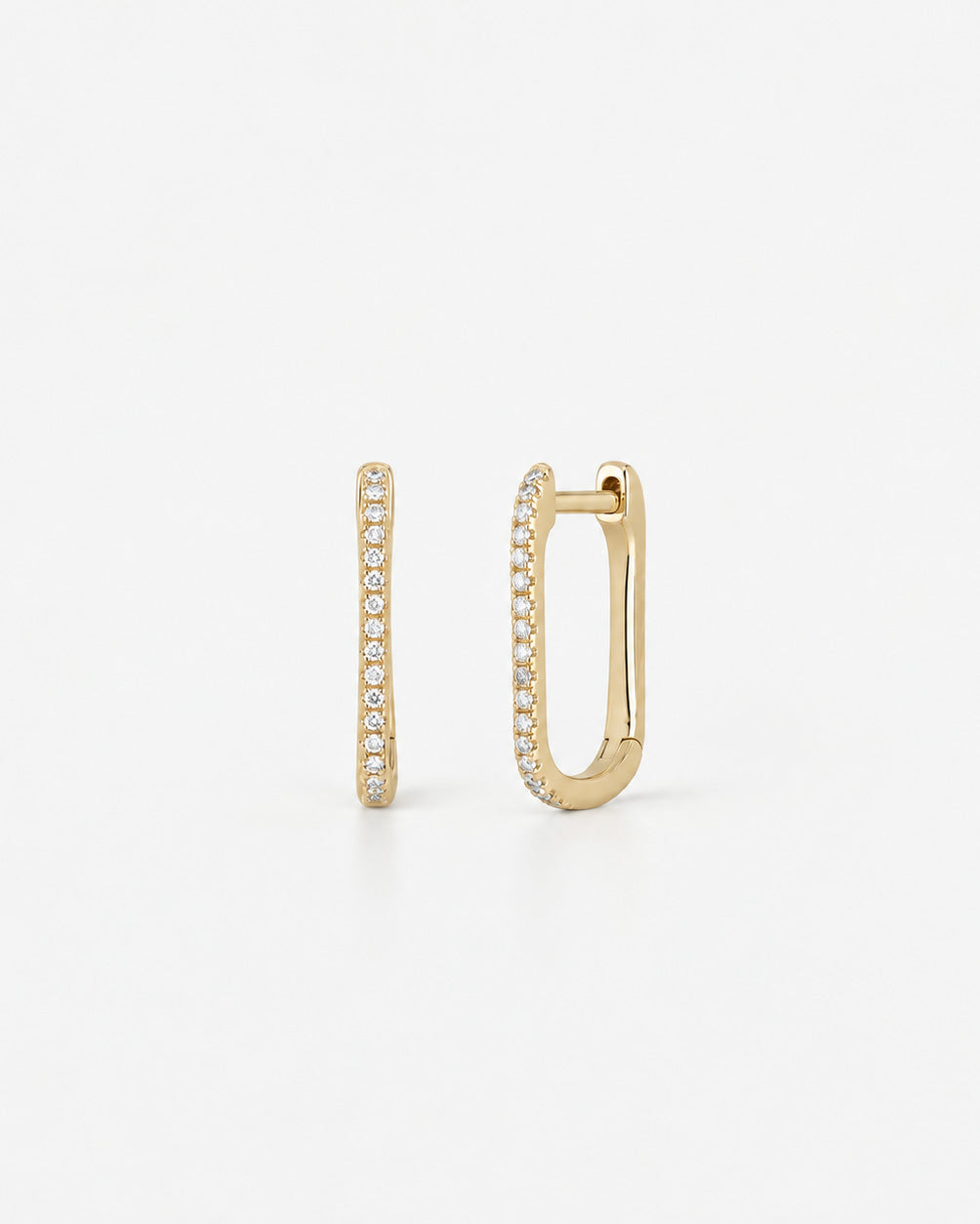 Diamond Lola Hoop Earrings