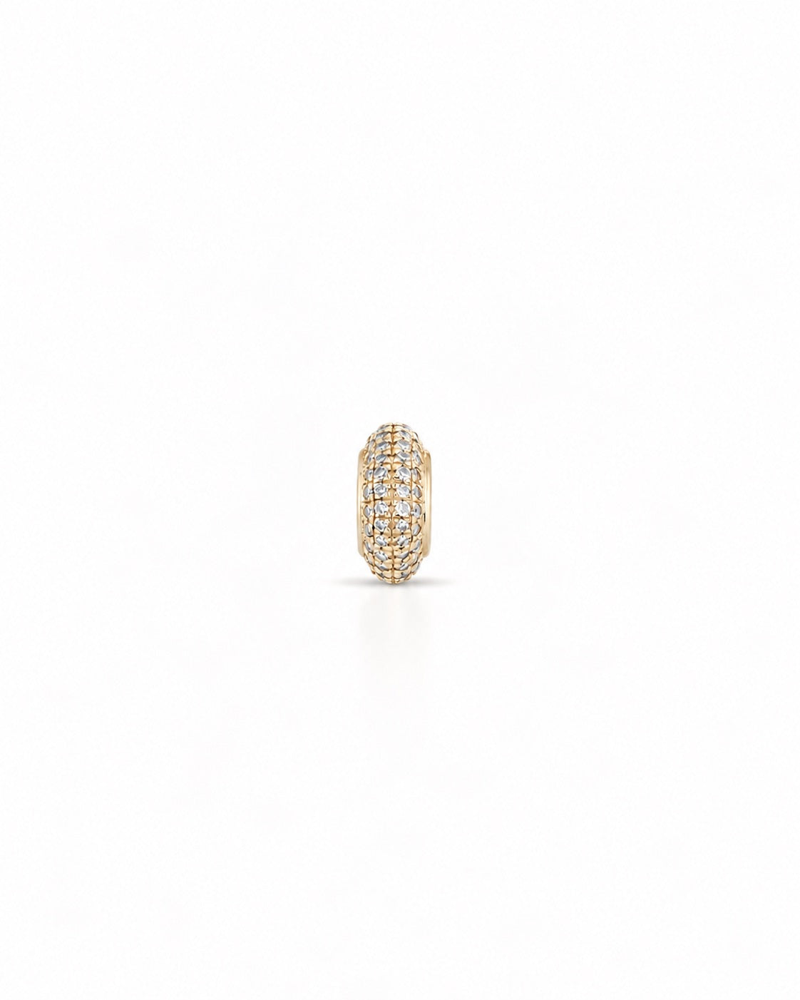 PAVE DIAMOND Rondelle bead