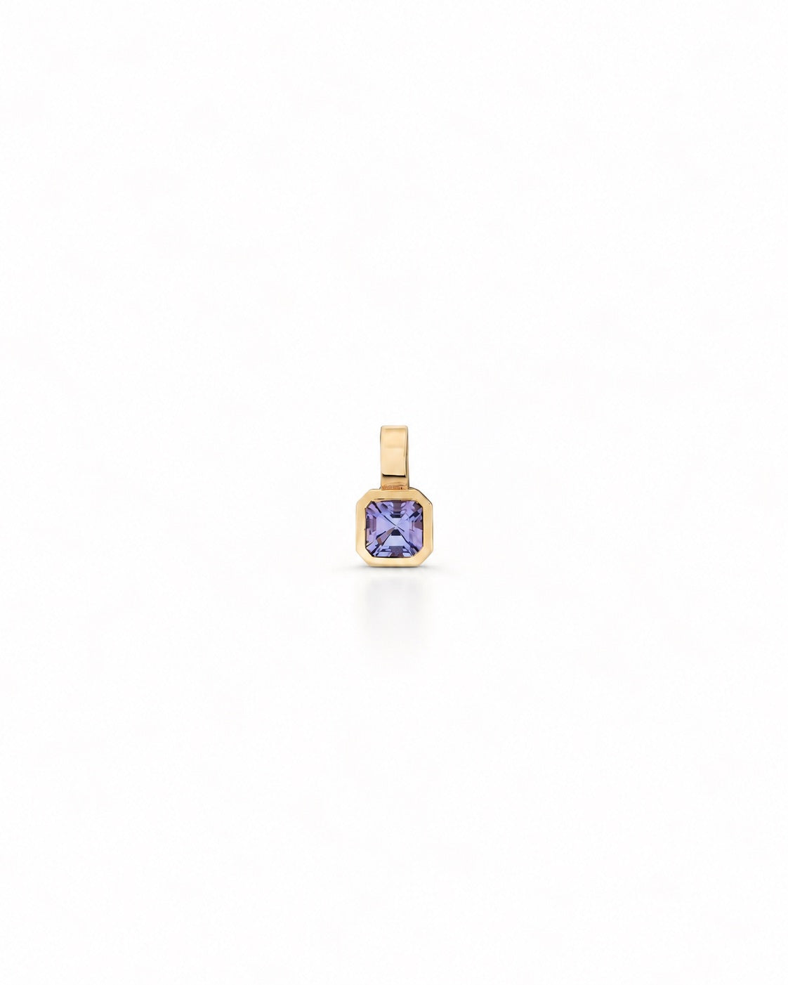 PETITE IRIS Tanzanite ASSCHER Charm