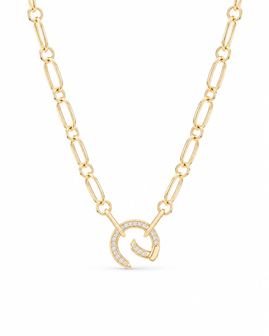 Petite Multi Link Chain & Pave Connector