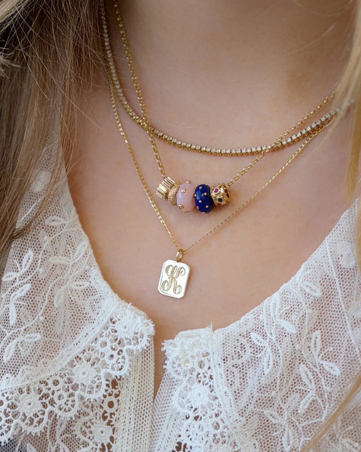 PAVE DIAMOND Rondelle bead