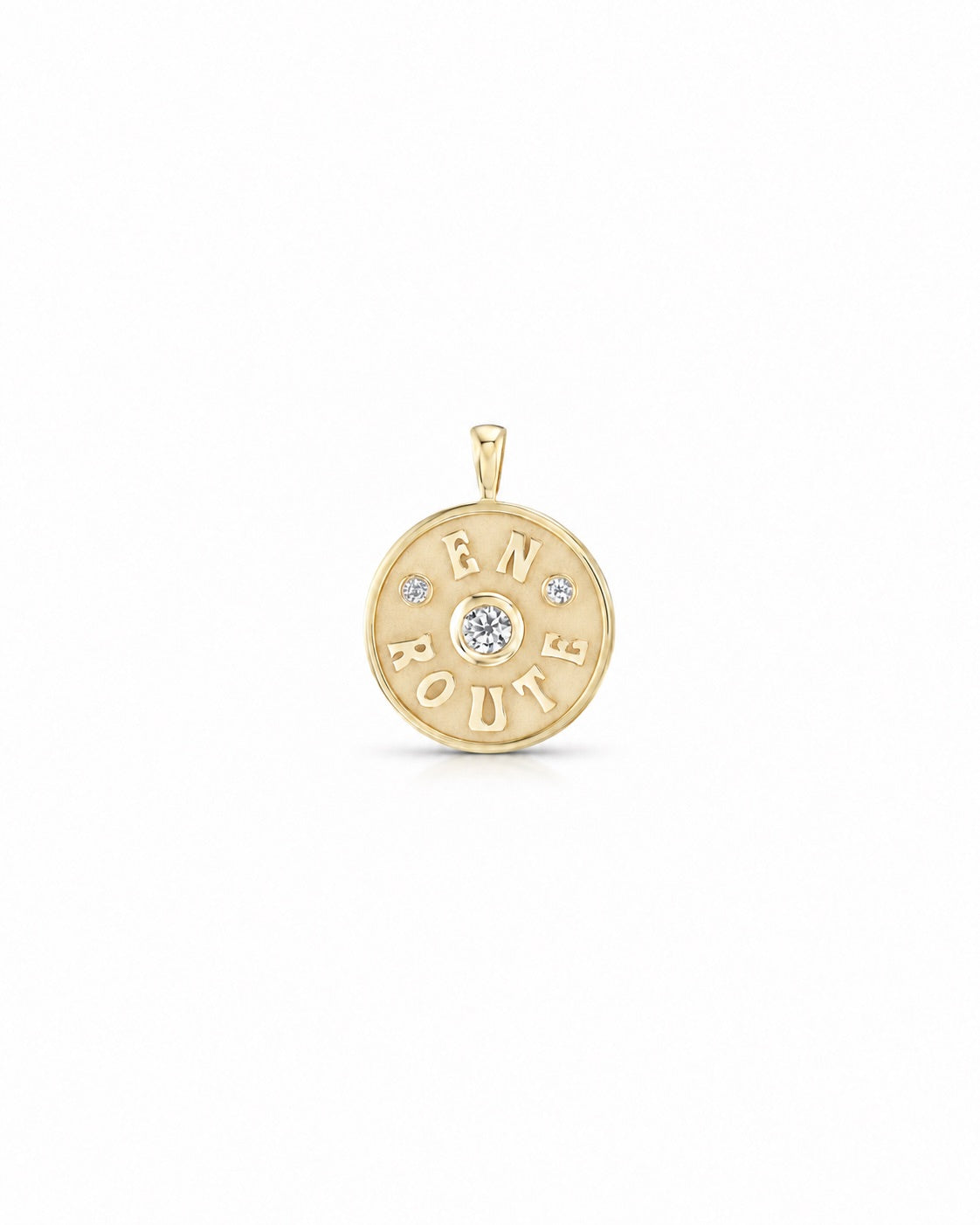 Mini En Route Charm White Diamond