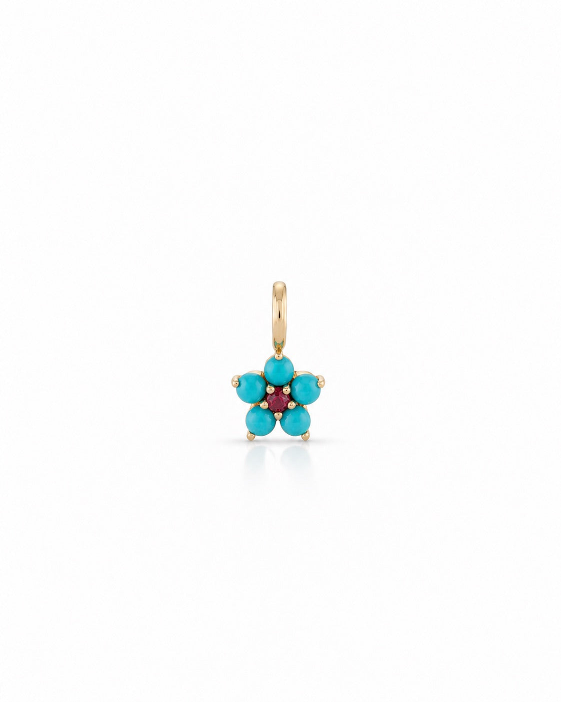 TURQUOISE & TOURMALINE AURORA Charm