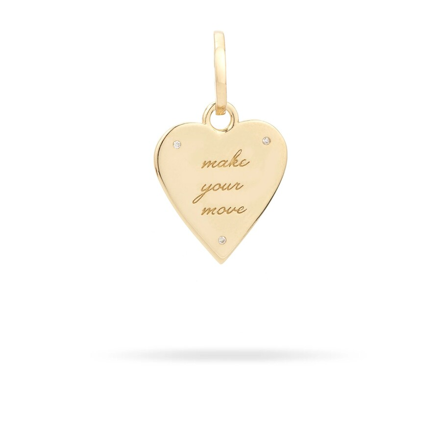 MAKE YOUR MOVE pave diamond hinged charm