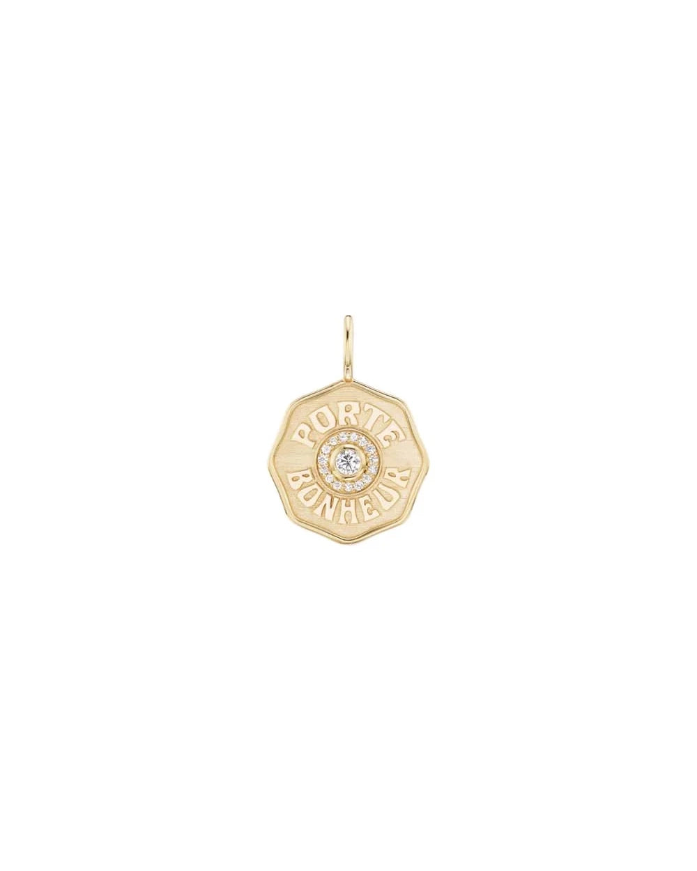 Mini Diamond Halo Porte Bonheur Charm