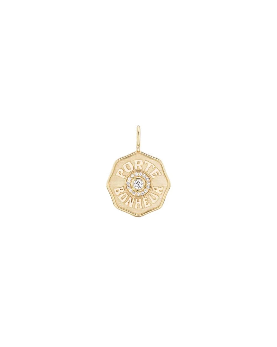 Mini Diamond Halo Porte Bonheur Charm